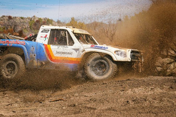Trophy Truck racing in the deserts of Mexico