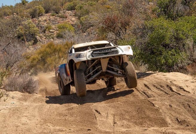 Trophy Truck racing in the deserts of Mexico