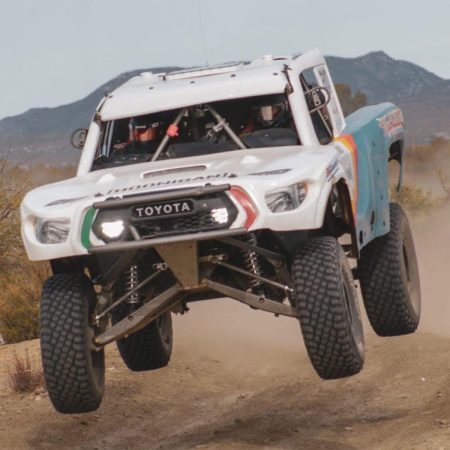Long Beach RacersTrophy Truck racing in Baja Mexico.