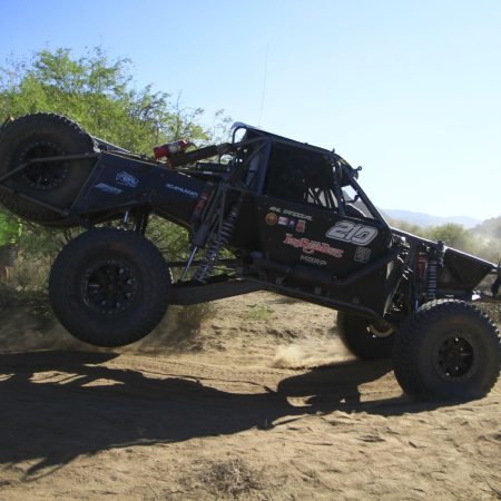Long Beach Racers Trophy Truck racing in Baja Mexico.
