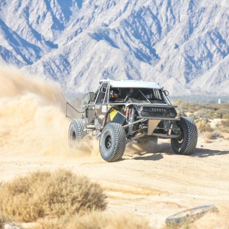 Long Beach Racers Trophy Truck racing in Baja Mexico.