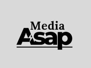 Logo for Media ASAP, featuring the word Media positioned above ASAP with an underline beneath it, serving as a visual contact point.