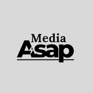 Logo for Media ASAP, featuring the word Media positioned above ASAP with an underline beneath it, serving as a visual contact point.